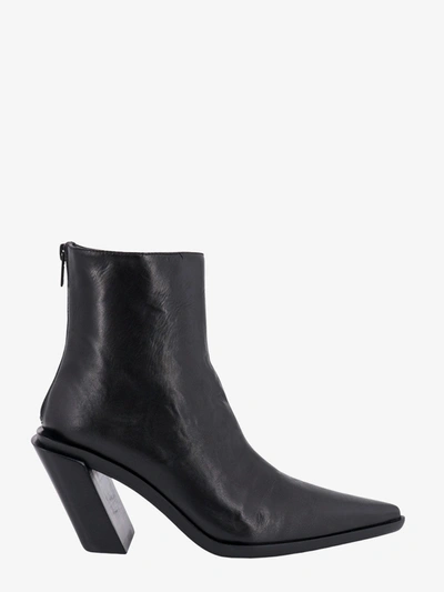Ann Demeulemeester Florentine Ankle Boots In Black