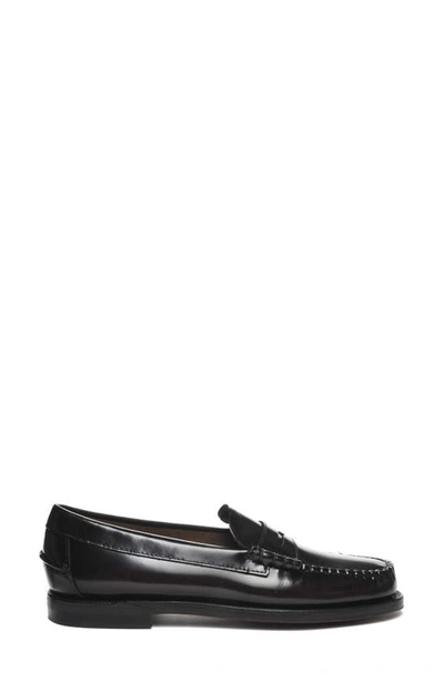 Sebago Dan Classic Leather Penny Loafers In Black  