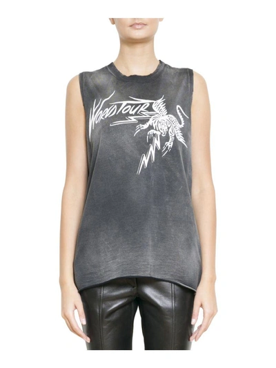 Givenchy World Tour Cotton Top In Nero