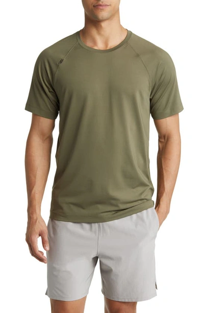 Rhone Reign Short Sleeve T-shirt In Tea Leaf