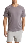 Rhone Reign Athletic Short Sleeve T-shirt In Shark Heather