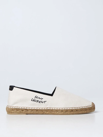 Saint Laurent Espadrilles  Men In White