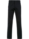 Egrey Tailored Straight Leg Trousers In Blue