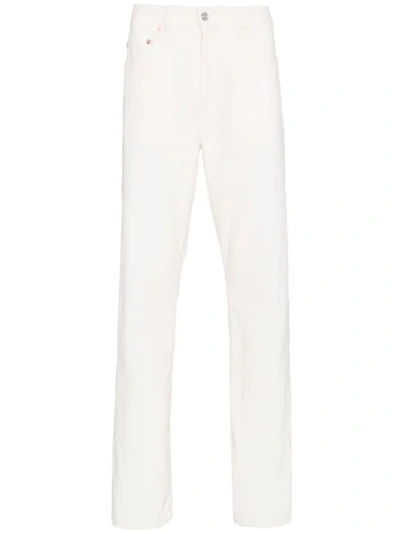 Our Legacy Second Cut Corduroy Trousers In White