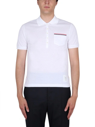 Thom Browne Polo In White