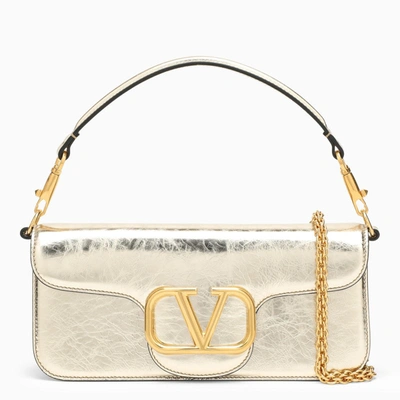 VALENTINO GARAVANI VALENTINO GARAVANI LOCÒ PLATINUM BAG IN LEATHER WOMEN 