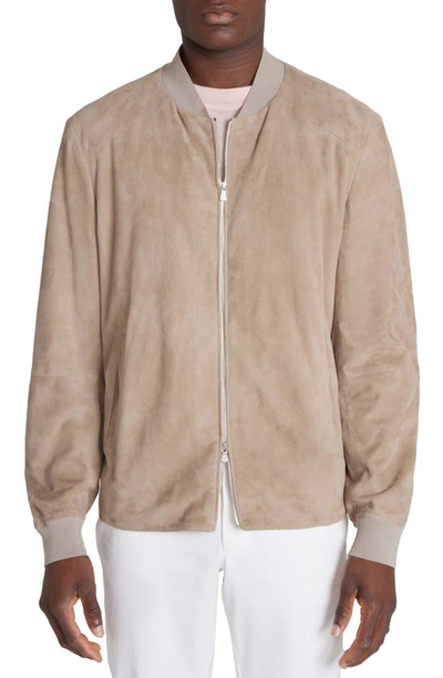 Jack Victor Barclay Packable Bomber Jacket In Tan