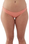 O'neill Saltwater Solids Rockley Bikini Bottoms In Coral