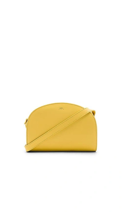 Apc Sac Demi Lune Bag In Yellow