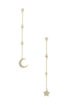 Shashi Luna Drop Earrings In Gold