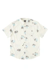 Billabong Kids' Sundays Cotton Button-up Shirt In Stone