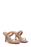 Allsaints Ava Square Toe Sandal In Pink