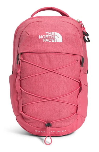 The North Face Borealis Water Repellent Mini Backpack In Cosmo Pink Dark Heather