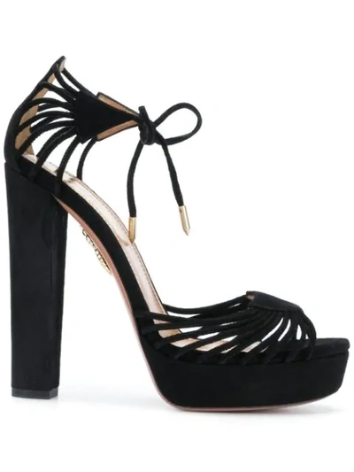 Aquazzura Josephine Sandals In Black