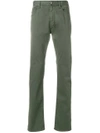 Emporio Armani Slim-fit Trousers - Green
