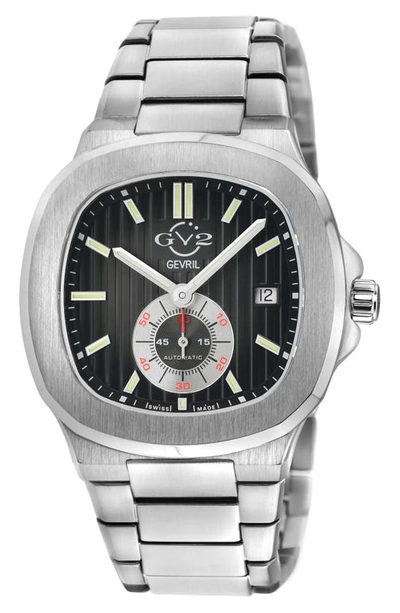 Gv2 Potente Automatic Stainless Steel Bracelet Watch, 40mm In Silver