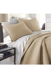 Southshore Fine Linens Vilano Springs Oversized Quilt Set In Soft Sand