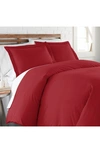 Southshore Fine Linens Ultra-soft Microfiber Duvet Cover Set In Chili Pepper