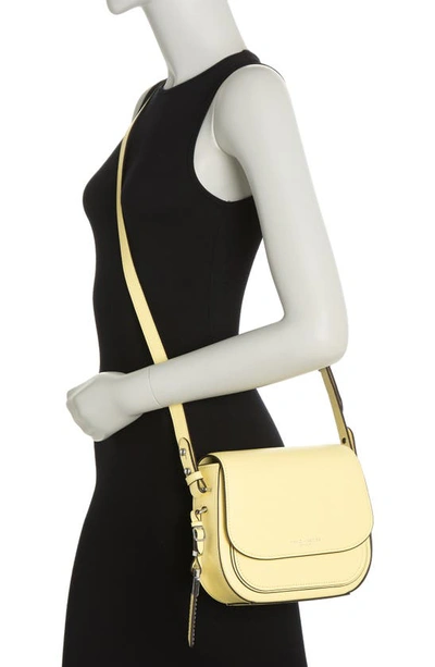 Marc Jacobs Mini Rider Leather Crossbody Bag In French Vanilla