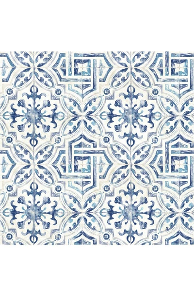 Wallpops Sonoma Spanish Tile Wallpaper In Blue