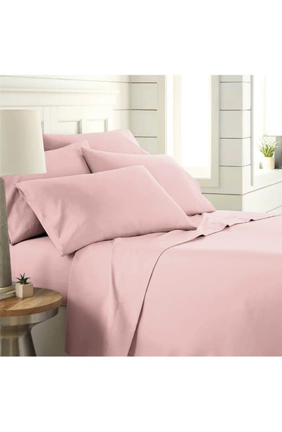 Southshore Fine Linens Vilano Springs Extra Deep Pocket Sheet Set In Pink