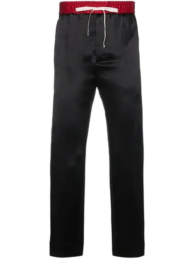 Gucci Side Stripe Track Pants In Black