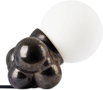 Forma Rosa Studio Brown Mini Botryoidal Table Lamp In Bronze