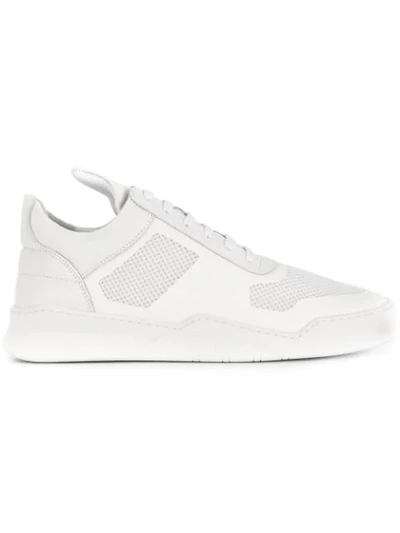 Filling Pieces Ghost Low Top Sneakers In White