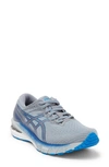 Asics Gt-1000 10 Running Shoe In Grey/ Blue/ Blue