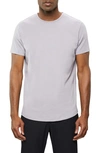 Cuts Trim Fit Crewneck Cotton Blend T-shirt In Dust