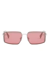 Fendi First Rectangular Sunglasses In 5350s