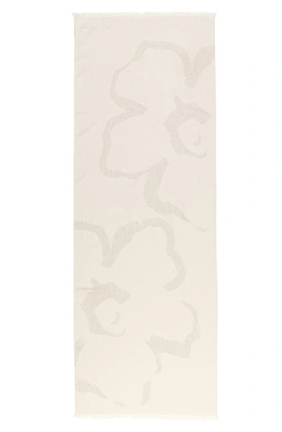 Ted Baker Shersa Magnolia Scarf In Ivory