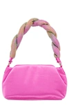 Nina Becca Shoulder Bag In Ultra Pink
