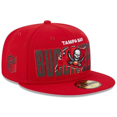 New Era Red Tampa Bay Buccaneers 2023 Nfl Draft 59fifty Fitted Hat