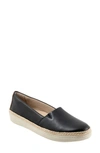Trotters Accent Slip-on In Black Leather