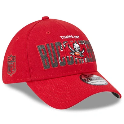 New Era Red Tampa Bay Buccaneers 2023 Nfl Draft 39thirty Flex Hat