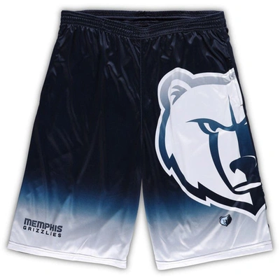 Fanatics Men's  Navy Memphis Grizzlies Big And Tall Graphic Shorts