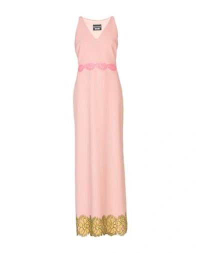 Boutique Moschino Long Dresses In Salmon Pink