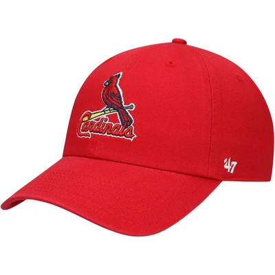 47 ' Red St. Louis Cardinals Clean Up Adjustable Hat