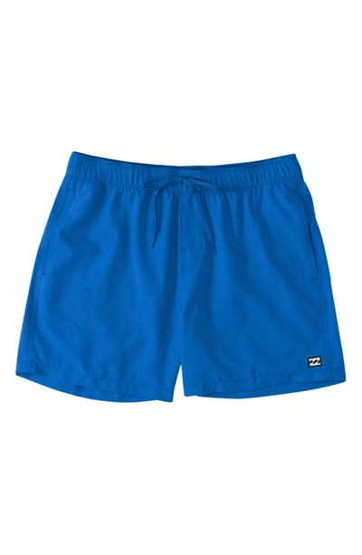 Billabong All Day Layback Swim Trunks In Cobalt