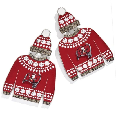 Baublebar Tampa Bay Buccaneers Sweater Earrings In Red