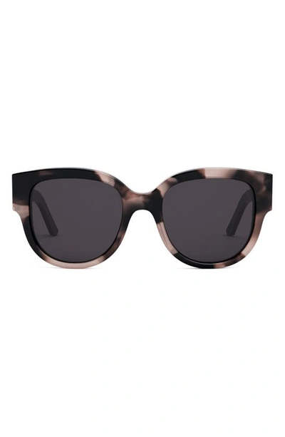 Dior Wil 54mm Butterfly Sunglasses In Red Havana