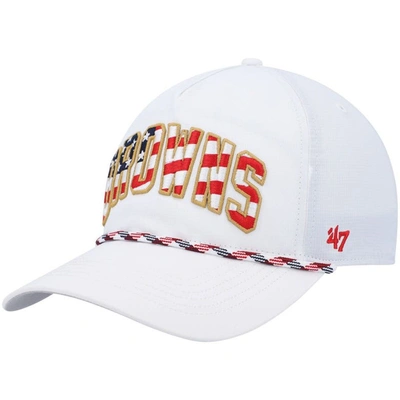 47 ' White Cleveland Browns Hitch Stars And Stripes Trucker Adjustable Hat