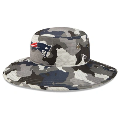 New Era Camo New England Patriots 2022 Nfl Training Camp Official Panama Bucket Hat