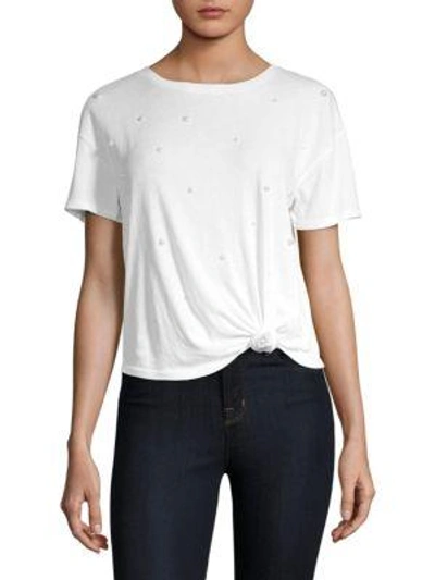 Generation Love Ava Pearls Tee Shirt In White