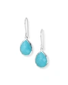 Ippolita Women's Rock Candy Mini Sterling Silver & Turquoise Teardrop Earrings In Silver Turquoise