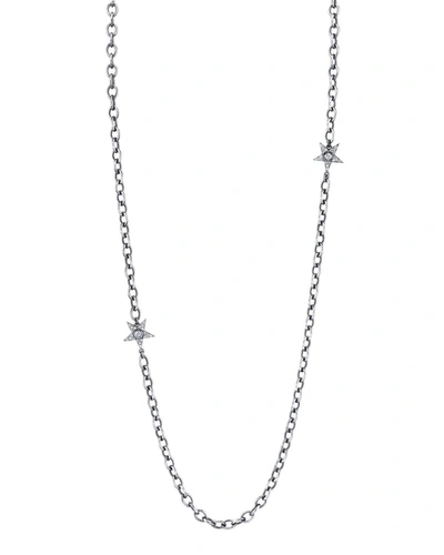 Sheryl Lowe Diamond Multi-star Necklace, 48"