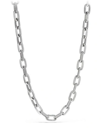 David Yurman Madison Chain Medium Link Necklace In Silver