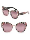 Dolce & Gabbana 51mm Butterfly Sunglasses In Pink