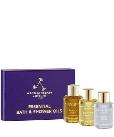 Aromatherapy Associates Essential Bath And Shower Oils Set Of Three
